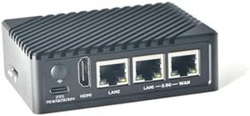 Resim FriendlyELEC NanoPi R6S Mini Router, 4/8 GB RAM 64 GB eMMC RK3588S Octa-Core 2.4GHz, Dual 2.5G Router/Gateway, Open Source Single Board Bilgisayar (SBC) (8+64GB, Gövdeli Komple Set) 