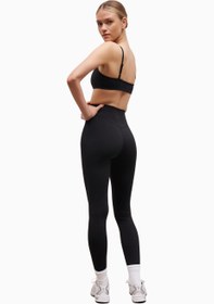 Resim Base Sculpting Leggings Yüksek Bel Şekillendirici Kadın Tayt - Kahverengi / S 