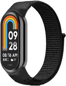 Resim Yıldızan Mi Band 9 Hasırlı için Kordon Woven Sport Loop Siyah 1032194 