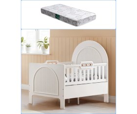 Resim Setay Mdf Beşik, Athena Büyüyen Beşik 90X130 - 1 Adet 90X130 Comfort Yatak 