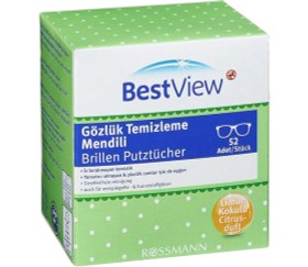 Resim CetKing View Gözlük Temizleme Mendili 52 Adet 