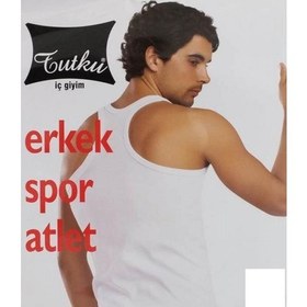 Resim Tutku Erkek Ribana Spor Atlet Beyaz T0118 