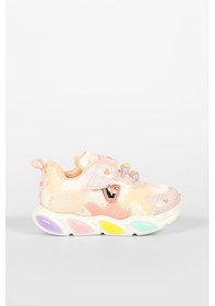 Resim Vicco Gelato Işıklı Kız Okul Öncesi Pudra Spor Ayakkabı Pudra 