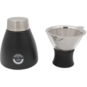 Resim Esperro Paslanmaz Çelik Siyah Kahve Demleme Seti, Pour Over - Po300 