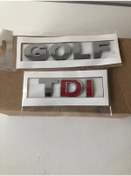 Resim Golf 5 Yazı +Tdi Çift Kırmızı Yazı- 