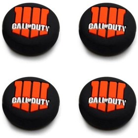 Resim Desenli Sony Ps5/ps4/ps3 Analog Koruyucu Silikon Pad-call Of Duty Kırmızı 