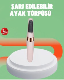 Resim ELİZ BERRA MODA Elektrikli Ayak Törpüsü USB Şarjlı Nasır ve Kallus 
