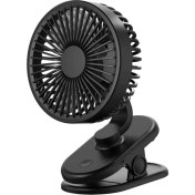 Resim Chronus USB Masa Fanı USB Şarj Edilebilir Klipsli Fan 3000 Mah 3 Hız ve 270° Döndürme USB Taşınabilir Fanı (Yurt Dışından) 