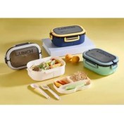 Resim Tek Katlı Bölmeli Beslenme Kutusu 