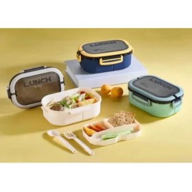 Resim Tek Katlı Bölmeli Beslenme Kutusu 