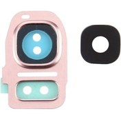 Resim Ally Galaxy S7 - S7 Edge Kamera Lens Rosegold 