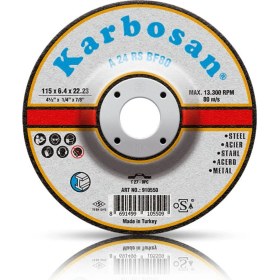 Resim 115X6.4X22.23MM Metal Taşlama ve Çapak Alma Taşı, Çok Amaçlı Kullanım 