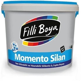 Resim Filli Boya Andezit 20 Momento Silan Tam Silinebilir ve Yıkanabilir Silikonlu İpek Mat İç Cephe Boyası 