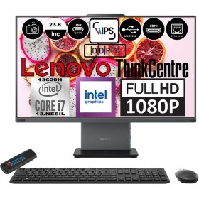 Resim Lenovo Thinkcentre Neo 24 50A Gen5 Intel Core I7 13620H 32GB Ddr5 512GB SSD Freedos Intel® UHD Graphics 23.8" Fhd All In One Bilgisayar 12SC000KTRF07 + Zetta Flash Bellek 