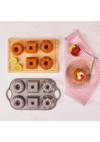 Resim Emsan Griss Gold One&six 6lı Kek Kalıbı Gold 