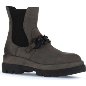Resim Bueno Shoes Gri Koyu Nubuk Kadın Topuklu Bot 01WV2910 01WV2910 