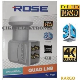 Resim rose dörtlü lnb 10 adet 