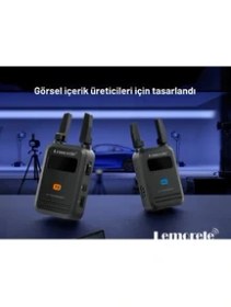 Resim Lemorele R5000 200 Metre Kablosuz HDMI Video Aktarım Kiti (1080P 60Hz, 5ghz, Dual Anten) 