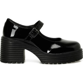 Resim Butigo 24K-521 5pr Siyah Kadın Oxford Ayakkabı 