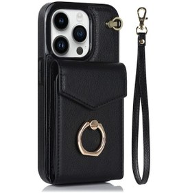 Resim Cep Telefonu Kılıfıyla Uyumlu Deri Cüzdan Kılıf Kartlık 