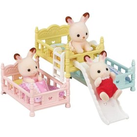 Resim Sylvanian Families Üç Katlı Ranza Seti 5741 