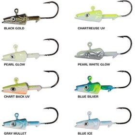 Resim Ryuji Snake Shad 2/0 10gr Jig Head Renk : Gray Mullet 