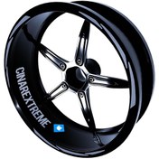 Resim Çınar Extreme 3 Parça Tasarımlı Jant Şeridi Sticker Reflektif, Floresan, Özel Renkler Çınar Extreme 