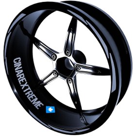 Resim Çınar Extreme 3 Parça Tasarımlı Jant Şeridi Sticker Reflektif, Floresan, Özel Renkler Çınar Extreme 