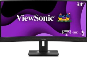 Resim Viewsonic VG3456C 34" UWQHD Ergonomik 100W USB C ve RJ45'li 21:9 Curved Docking Profesyonel Monitör 