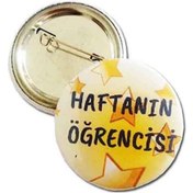 Resim Haftanın Öğrencisi Rozeti 20 Adet Çok Renkli 
