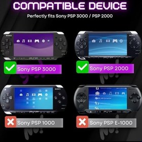 Resim TNP Products PSP 3000 için Şeffaf Sert Kılıf - Sony PSP 3000 / PSP 2000 için Koruyucu Şeffaf Sert Kılıf, PSP 3000 için Tam Kapaklı Kristal Netliğinde Sert Kılıf, Şeffaf Ekranlı Geçmeli Koruyucu Kapak Kılıf 