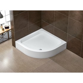 Resim Stina Luna 130x130 Oval Duş Teknesi 
