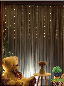 Resim Perde Süsleme Ledi Perde Peri Led 3m X 1m 300cm X 100 Cm 100 Ad Diğer 