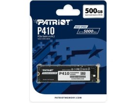 Resim Patriot P410 500GB 5000/2300MB/S Pcıe Gen4 X4 Nvme 1.4 M.2 SSD Disk (P410P500GM28H) 