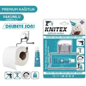 Resim DİMAHOME **(1ADET)** Knıtex Yapışkanlı Premium Açık Wc Kağıtlık| Yeni Yıl 