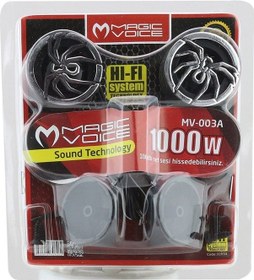 Resim Magicvoice Mv003A Akrep Oto Tweeter Takımı 