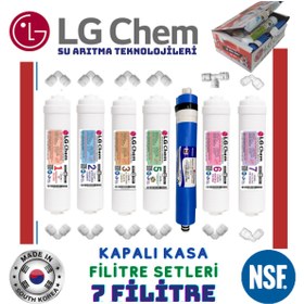 Resim LG Chem Gold Beyaz Montaj Dahil 12 Litre 7 Filitre 14 Aşamalı Mineral Ve Alkalı Su Arıtma Cihazı 