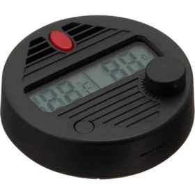 Resim Xikar Round Siyah Dijital Higrometre Nemölçer 