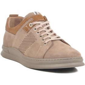Resim Lo0875-2272 M Vizon Nubuk Erkek Sneaker Vizon Nubuk 