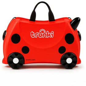 Resim Trunki Çocuk Bavulu - Uğurböceği Harley 