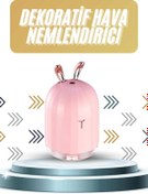 Resim LiderGlobal Led Işıklı Hava Nemlendirici Buhar Makinesi Dekoratif Aromaterapi 