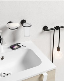 Resim Tecno Black Diş Fırçalık - Mat Siyah Mat Siyah 