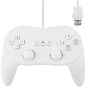 Resim Cbtx Nintendo Wii İçin 8553 Gamepad, Wiiu Oyun Konsolu Kablolu Denetleyici 1.1m Kablolu Beyaz 