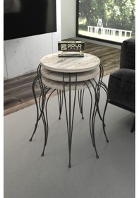 Resim Zigon Sehpa Lükens Efes Çok Renkli 