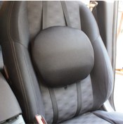 Resim Visco Siyah Full Ortopedik Bel Minderi Bel Sırt Dayama Yastığı Visko Koltuk Sırt Destekli Minder 