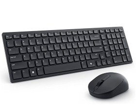 Resim Dell Pro KM555 Sessiz Kablosuz Klavye ve Mouse Seti Siyah 