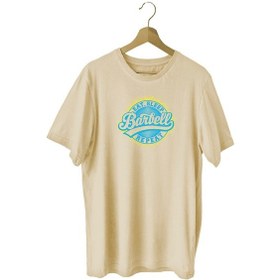 Resim Bluu Barbell Sporcu T-Shirt Bisiklet Yaka (528818971) Çok Renkli 