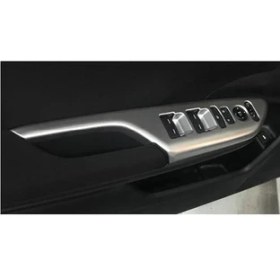 Resim BTG Honda Civic Fc5-Fk7 Uyumlu Kapı Kolçak Kaplaması (Silver) 