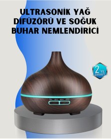 Resim AyrStore Ev Ve Ofis İçin Sessiz Ultrasonik Hava Nemlendirici 