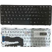 Resim Notespare Hp ile Uyumlu EliteBook 850 G1 H5G33EA, 850 G1 H5G42EA Notebook Klavye Siyah TR Çerçeveli 
